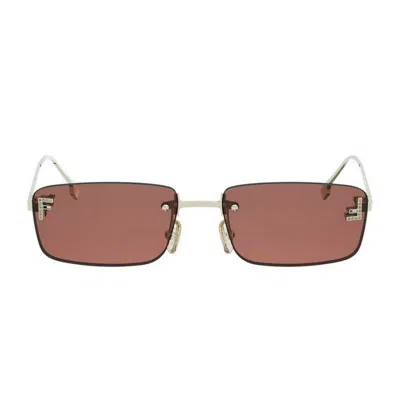 FENDI FENDI FE4172US FENDI FIRST CRYSTAL 32S ORO SUNGLASSES
