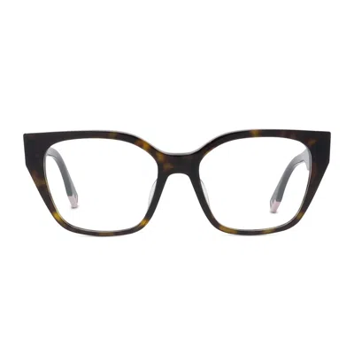 FENDI FENDI FE50001I FENDI WAY 052 HAVANA GLASSES