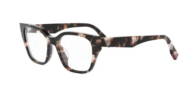 Fendi Fe50001i Women's Glasses, Tortoiseshell, Size 52 In Brown