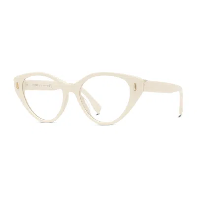 Fendi Fe50020i025 Eyeglasses In Ivory