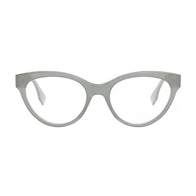Fendi Fe50066i095 Cat Eye Full Rim Eyeglasses In Green