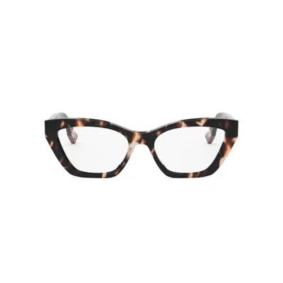 Fendi Way Eyeglasses In Brown