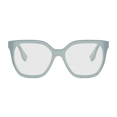 Fendi Fe50087i Lettering 020 Grigio Glasses In Gray