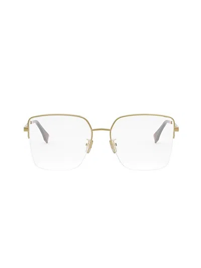 Fendi Fe50091u Eyewear In Gold