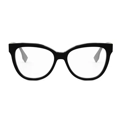 Fendi Fe50093i 001 Glasses In Black | ModeSens