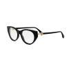 Fendi Fe50099i001 From  Eyewear In 001 - Black