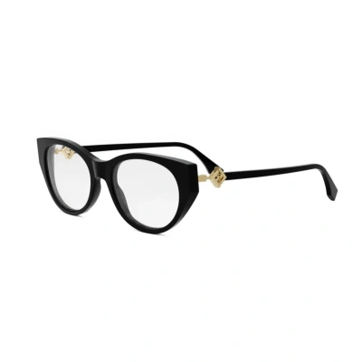 Fendi Fe50099i001 From  Eyewear In 001 - Black