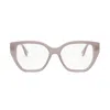Fendi Fe50100i Ff Diamonds 072 Rosa Chiaro Glasses In Rosa