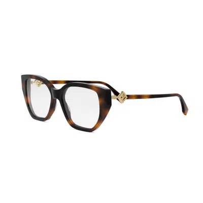 Fendi Fe50100i053 From  Eyewear In Brown