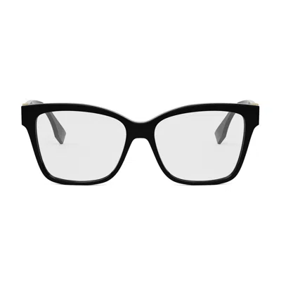 Fendi Fe50117i Ff Diamonds 001 Nero Glasses In Black