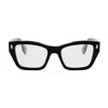 Fendi Rectangular Optical Glasses In Black