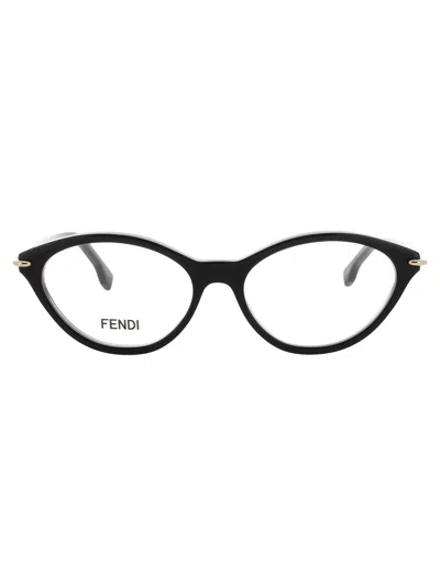 Fendi Fe50126 I Eyeglasses In Yellow