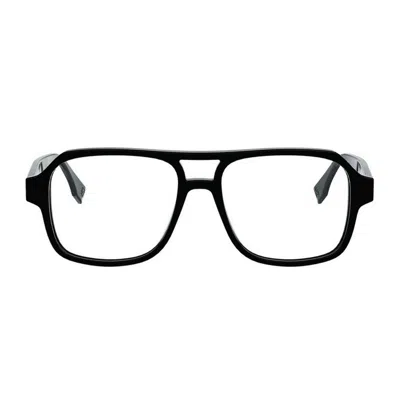 Fendi Fe50131i Ff Squared 001 Nero Glasses In Black
