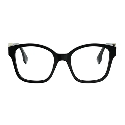 Fendi Fe50135i Ff Diamonds 001 Nero Glasses In Black