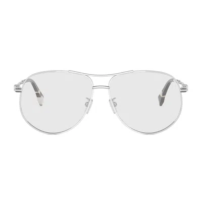 Fendi Fe50142u Graphy 016 Argento Glasses In Metallic