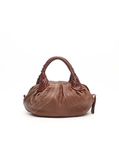 Fendi Fedi Spy Bag In Brown