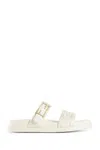Fendi Feel Nappa Sandals In White