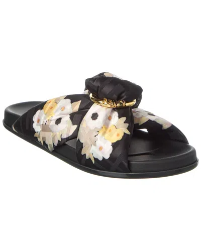 Fendi Feel Sandal In Black