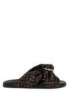 Fendi Feel Slides With Double-band And D-ring Buckle