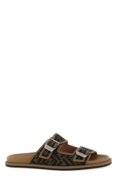 Fendi Aquazzura Gatsby 105mm Slingback Pumps In Brown