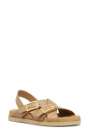 Fendi Feel Buckle-strap Leather Sandals In F0qb8 Cammello