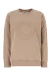 Fendi Felpa Oversize In Cotone Cappuccino  Donna