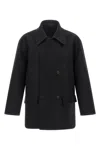 Fendi Felt Wool Coat Coats And Trench Coats Gray In Gray