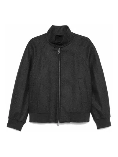 FENDI FELTED BOMBER JACKET