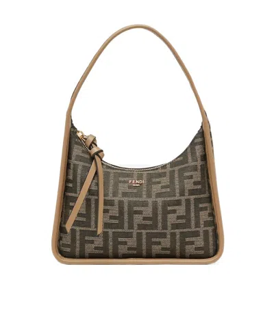 Fendi Fendessence Mini Handbag In Brown