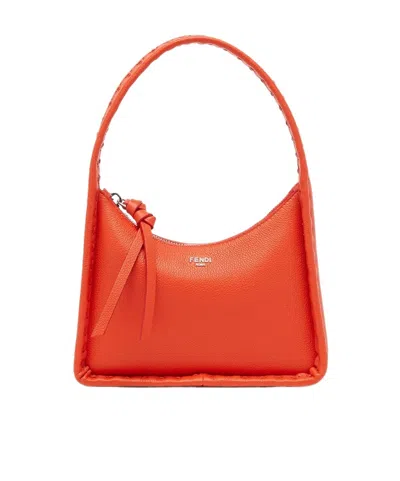 Fendi Fendessence Mini Handbag In Red