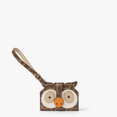 Fendi " Best Friends Forever" Cards Holder In Yellow