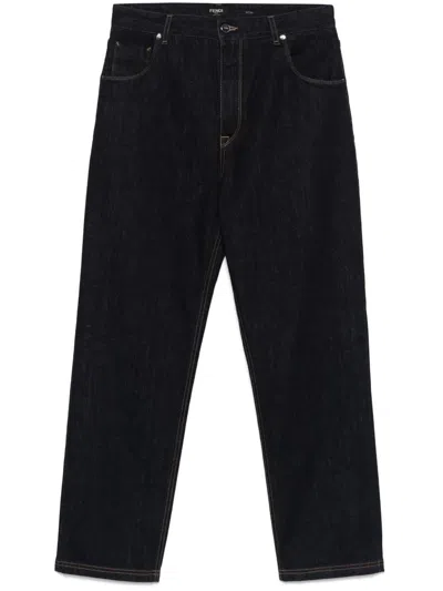 FENDI FENDI FENDI CREST JEANS