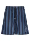 Fendi Pequin Nylon Swim Boxer In Blue