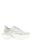 Fendi Light Mesh Sneakers Chunky Sole Pull Tab In White