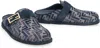 Fendi Feel Ff Jacquard Denim Flat Mules In Blue