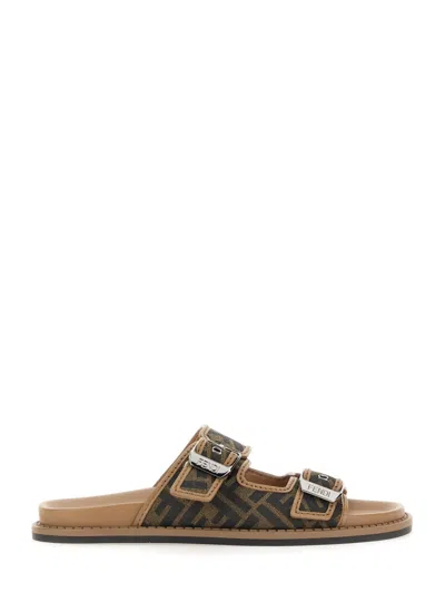 Fendi Feel Sandal In Multi