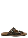 Fendi ' Feel' Sandals In Brown