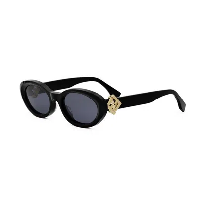 Fendi Ff Diamonds Fe40140u 01a In 01a - Black