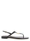 Fendi Brown Minimalist Sandals