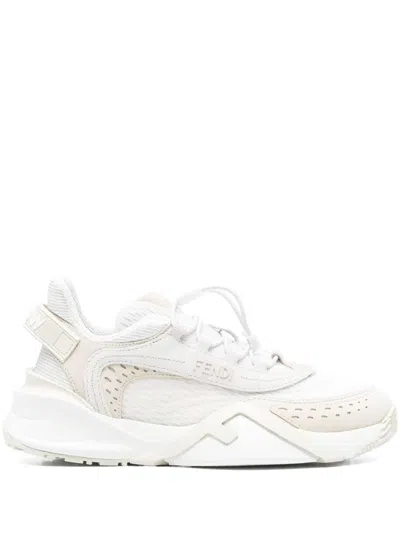 Fendi Flow Leather Trainers