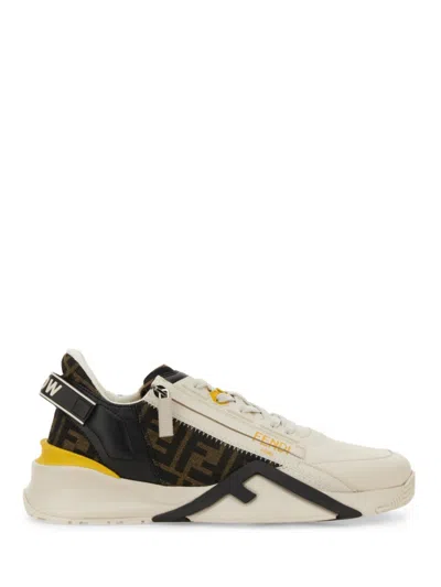 Fendi Flow Sneaker With Distinctive Monogram Accents In Multi