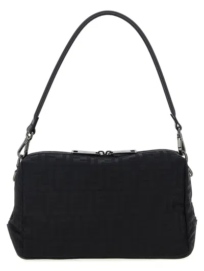 Fendi ' Lui Medium Squared Ff' Shoulder Bag In Black