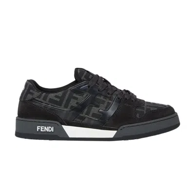 Pre-owned Fendi Match 'ff Jacquard - Black Grey' | Men's Size 46