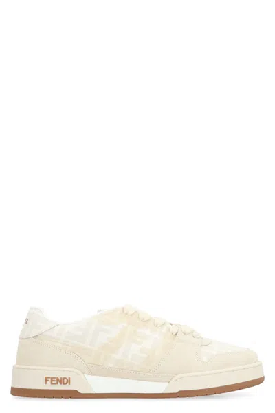 Fendi Match Low-top Sneakers In Neutral