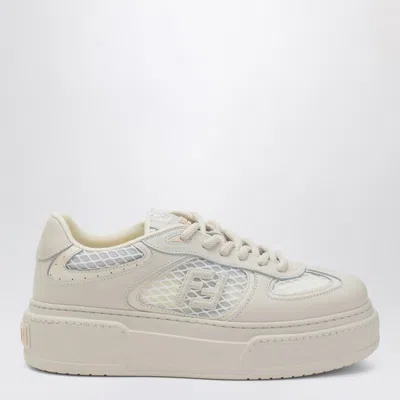 Fendi Match Sneaker In Ice Coloured Women In White