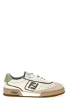 Fendi Match Leather Sneakers