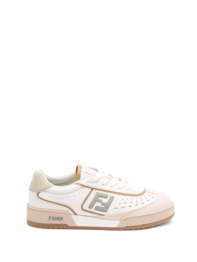 Fendi Match Sneakers In Pink