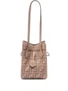Fendi Origami Mini Handbag In Brown