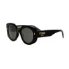 Fendi Smoke Oval Ladies Sunglasses Fe40137f 01a 53
