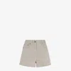 Fendi Roma Flared Denim Shorts